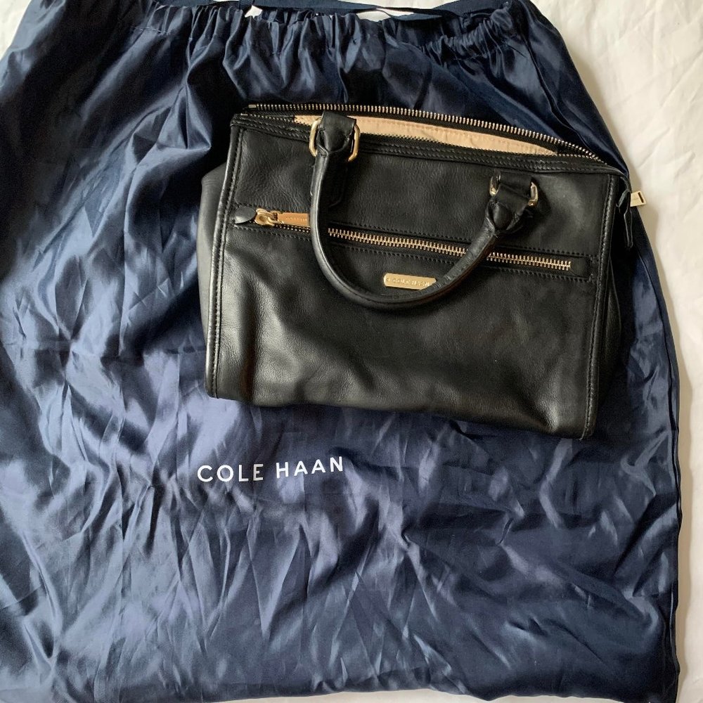 Cole Haan Black Leather Handbag